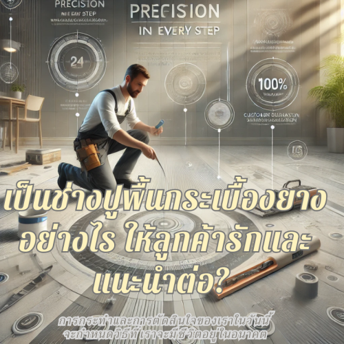 11.1 เป็นช่างปูพื้นกระเบื้องยางอย่างไรให้ลูกค้ารักและบอกต่อ